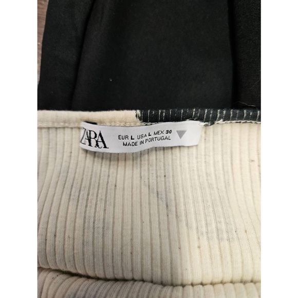 Zara White and Black Halter Bodysuit - Picture 9 of 9